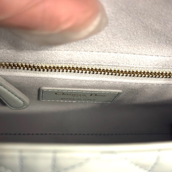 Lady Dior Mini Lambskin Placid Blue Cannage- Rare, Limited Edition - Picture 8 of 8